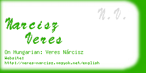narcisz veres business card